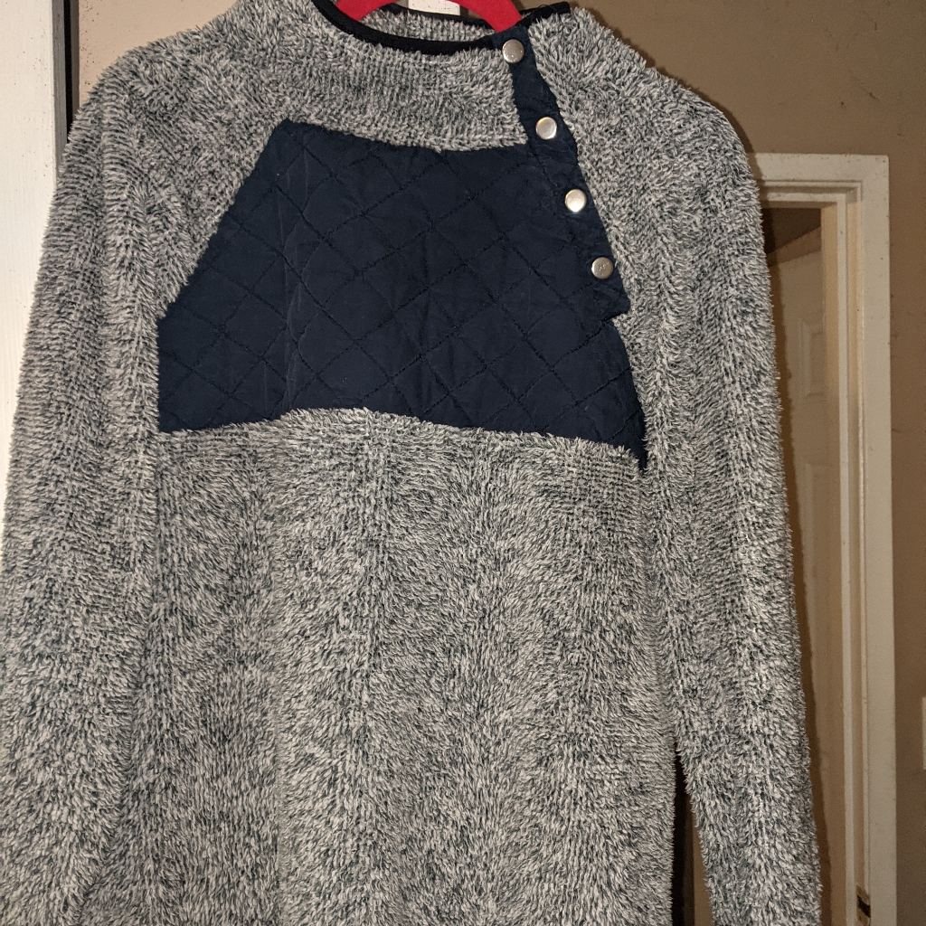Navy Pull Over Jacket